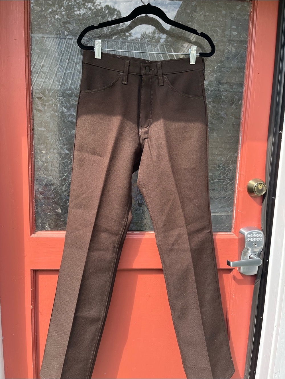 Vintage Wrangler Men's Brown Straight-Leg Chinos
